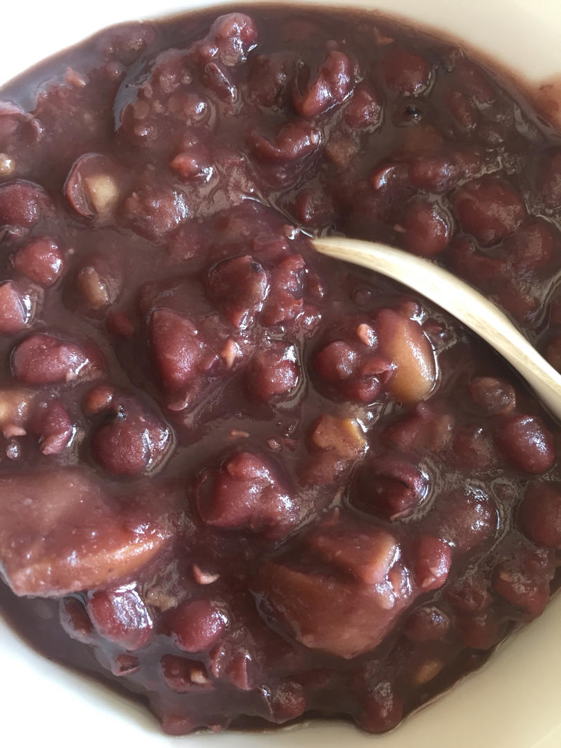 红豆栗子糖水