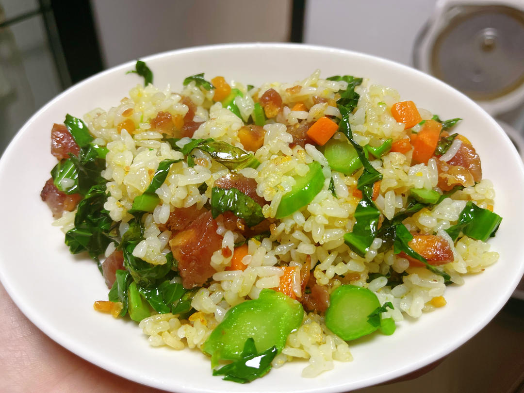 腊肠炒饭