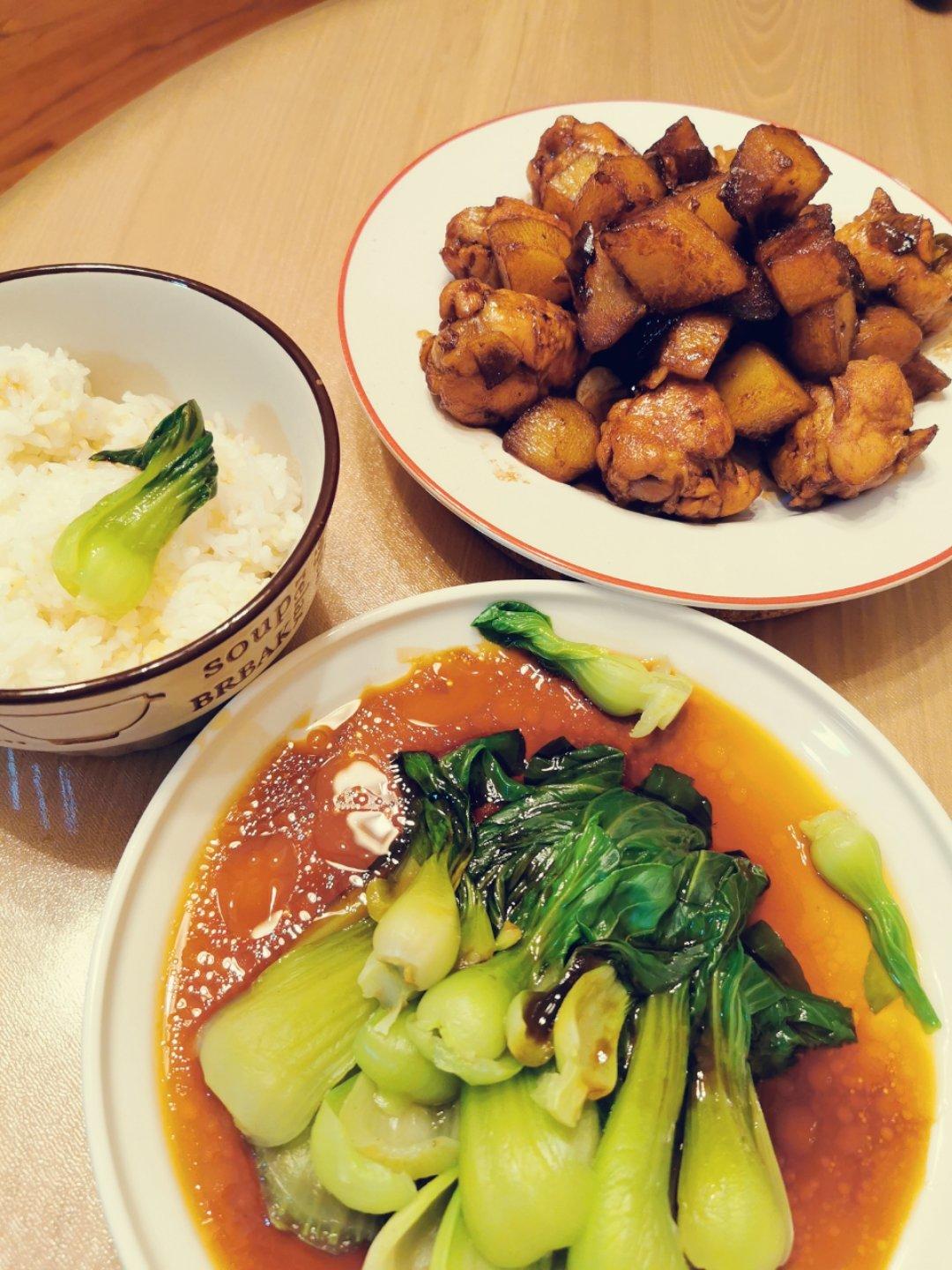 白灼油菜