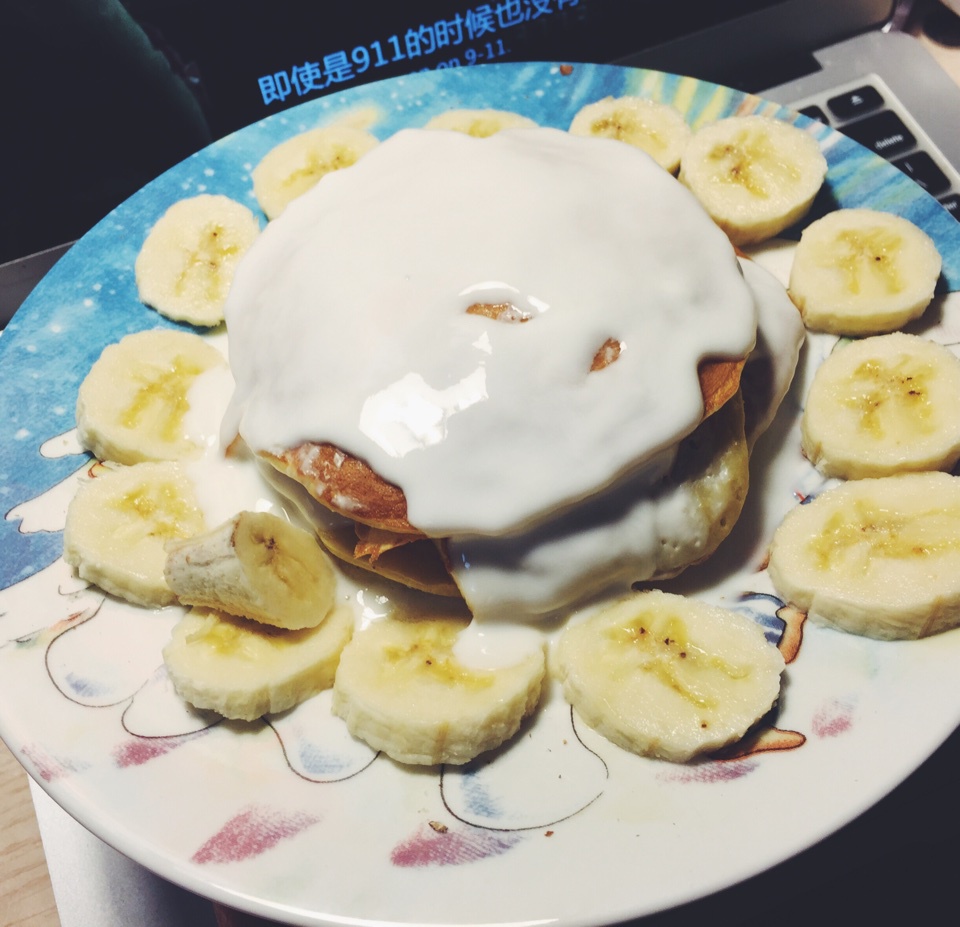 香蕉牛奶小煎饼