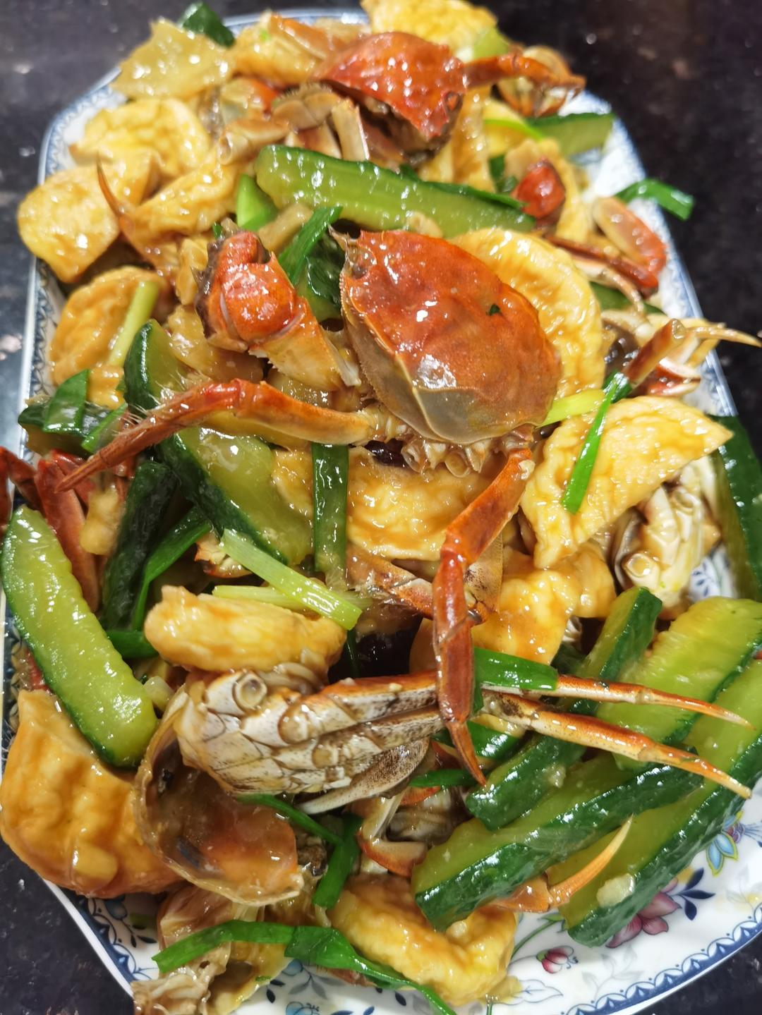 🔥家常快速版炒蟹块