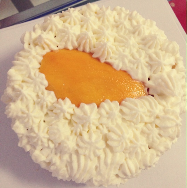 戚风芒果奶油蛋糕