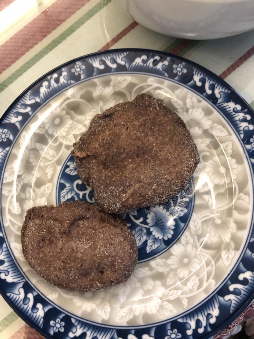 微波炉烤奶香全麦饼干