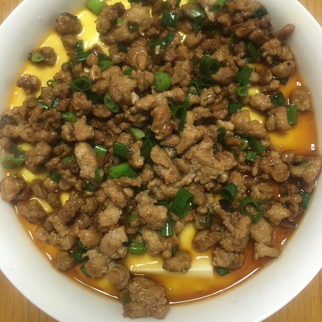 全家都爱吃的肉沫豆腐蛋羹