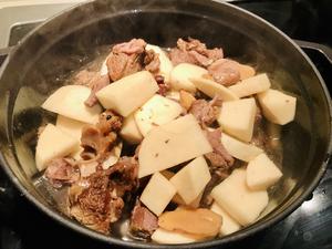 中式红烧/红焖羊肉 羊腿肉炖白萝卜 冬季/冬至硬菜的做法 步骤4