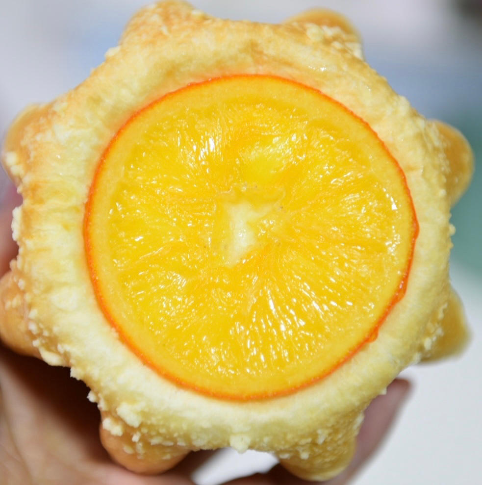 香橙卡士达星星包