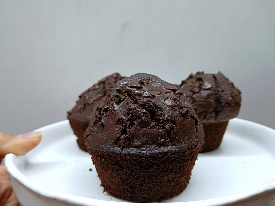 在家做巧克力蘑菇头麦芬蛋糕🍫