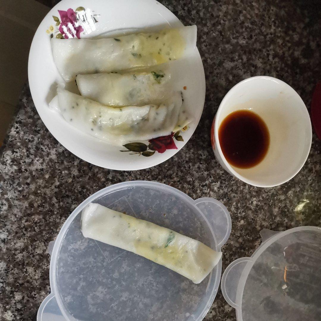 肠粉(在家做简单又好吃)