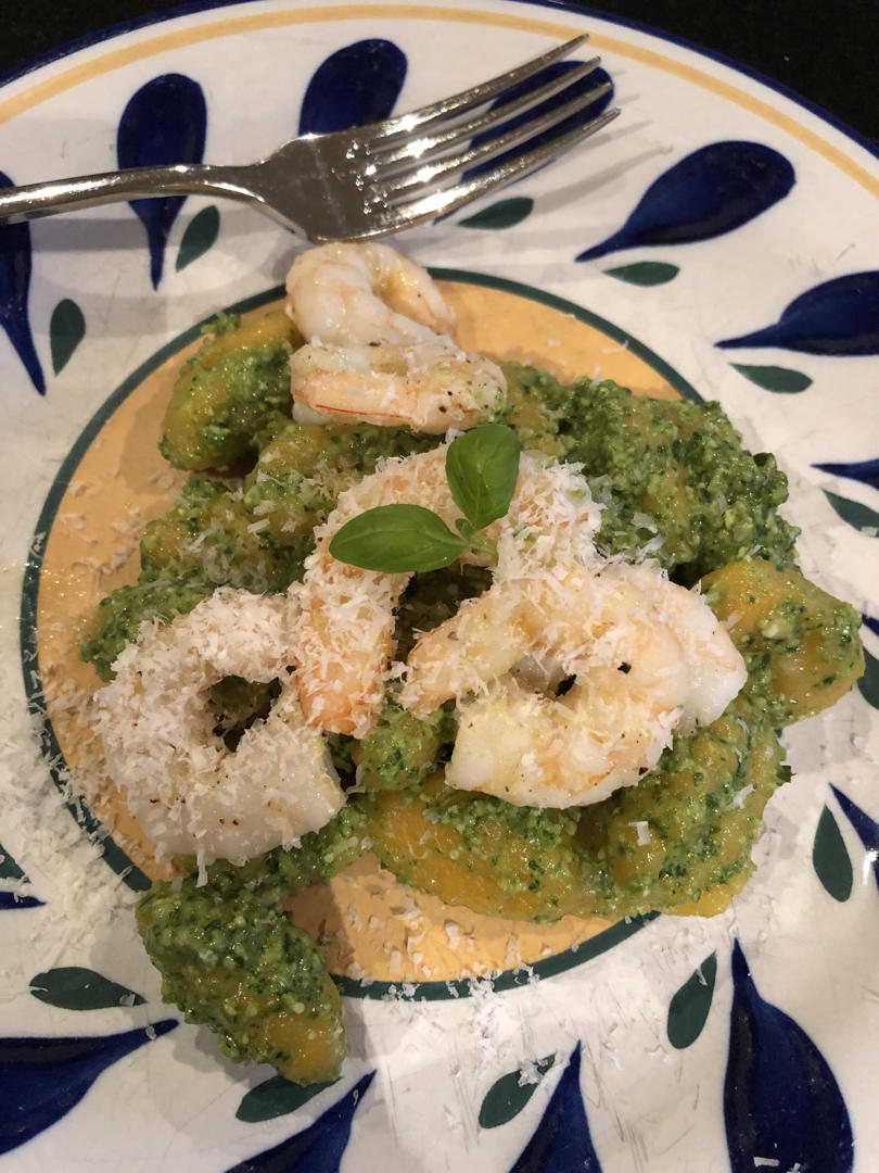 自制新鲜Pesto 传统罗勒松仁青酱意面酱