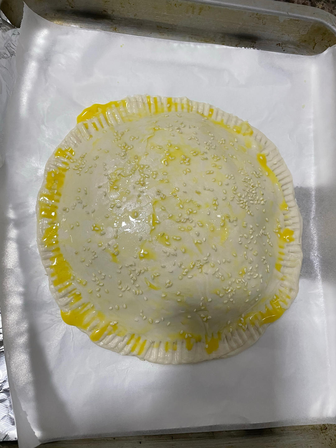 榴莲芝士手抓饼