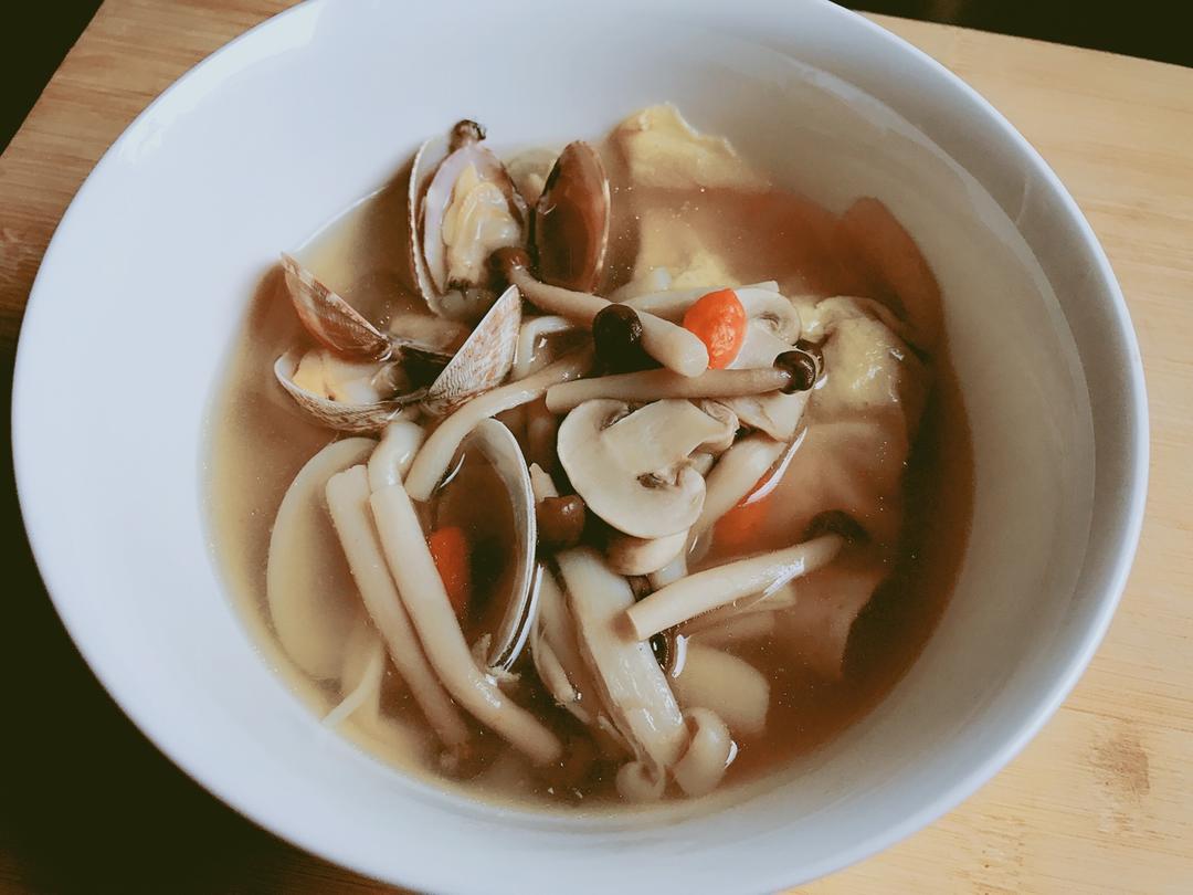 菌菇文蛤汤