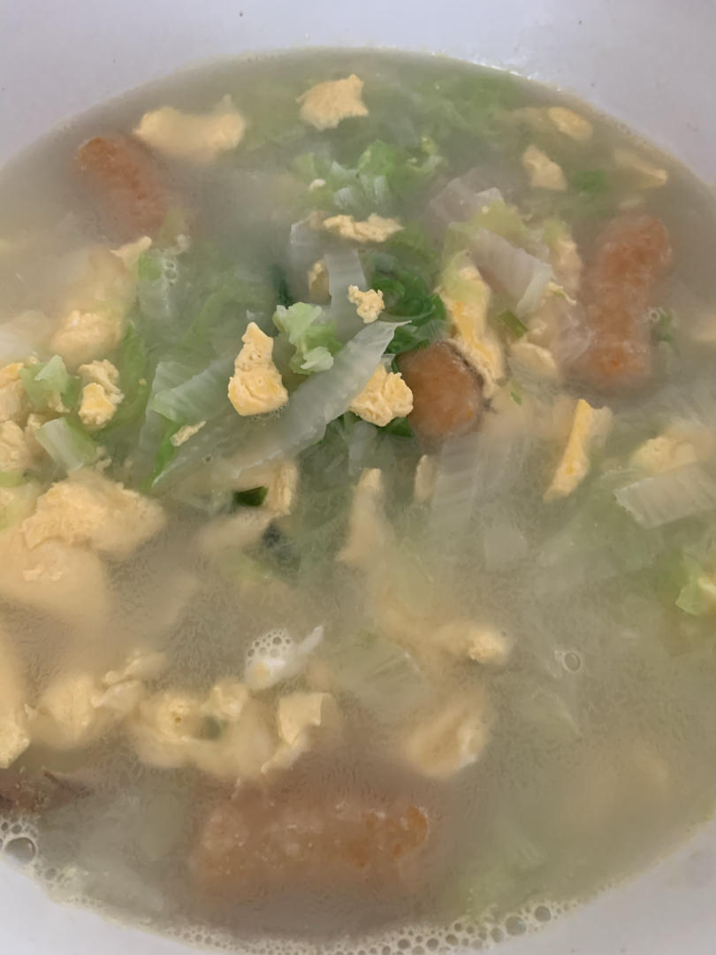 减肥营养白菜汤