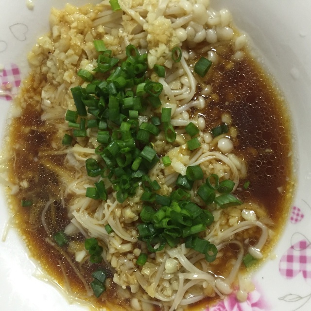 蒜蓉蒸金针菇