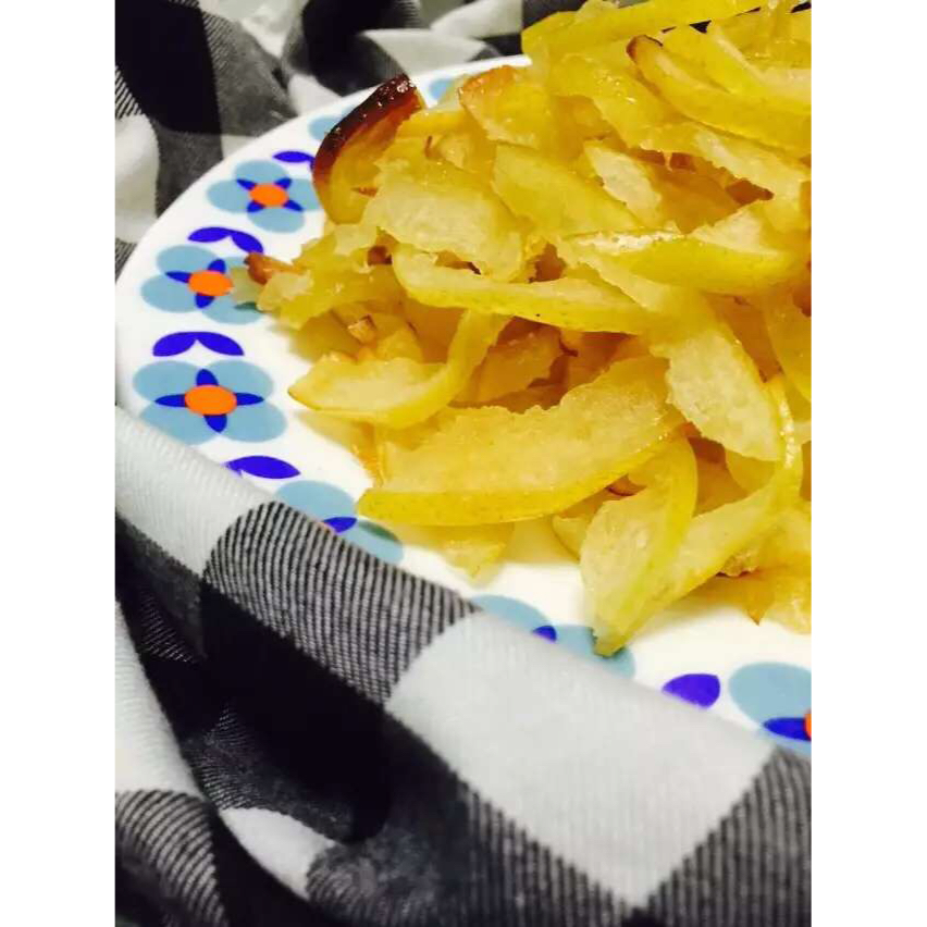 嘎嘣脆的柚皮糖