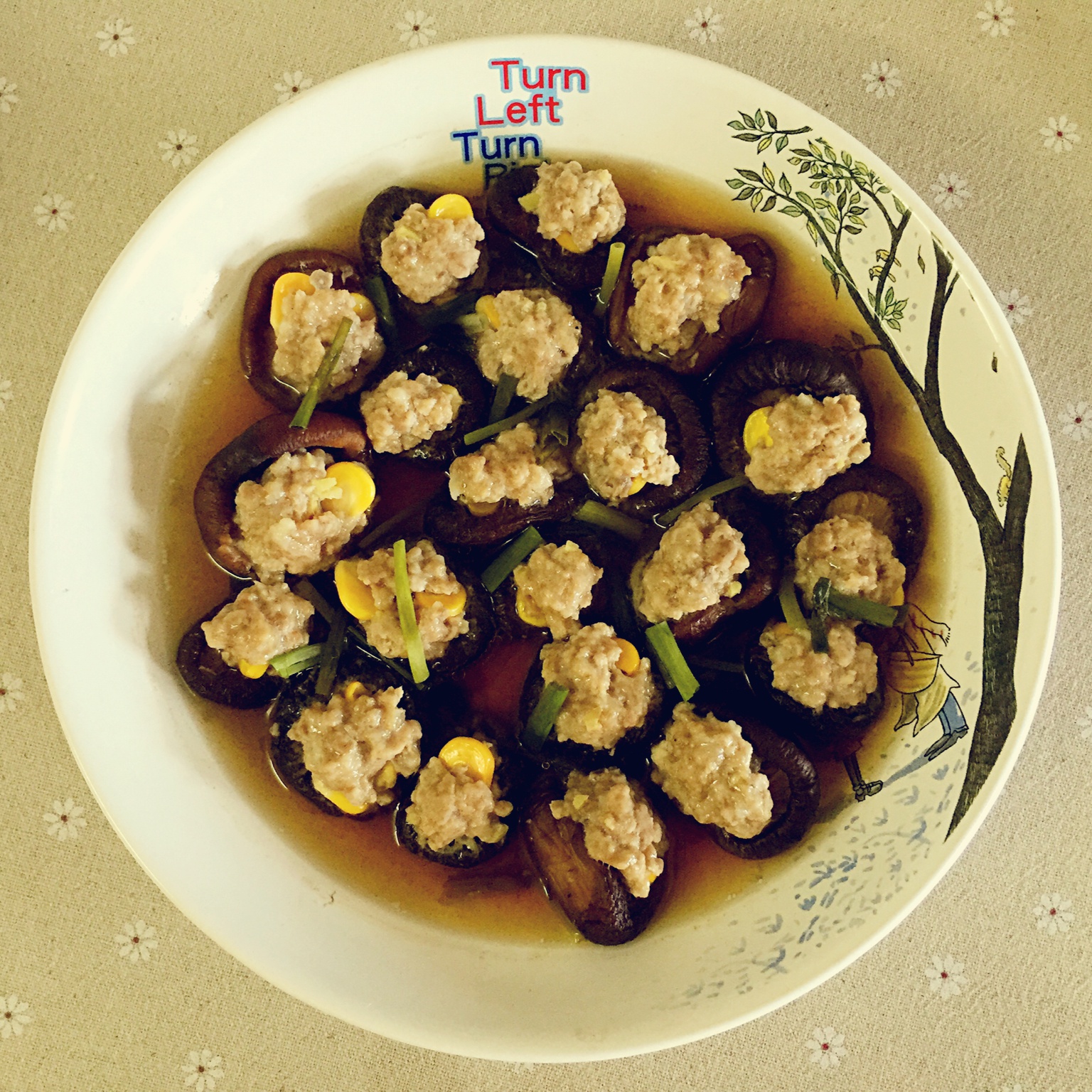 香菇肉末蒸鹌鹑蛋
