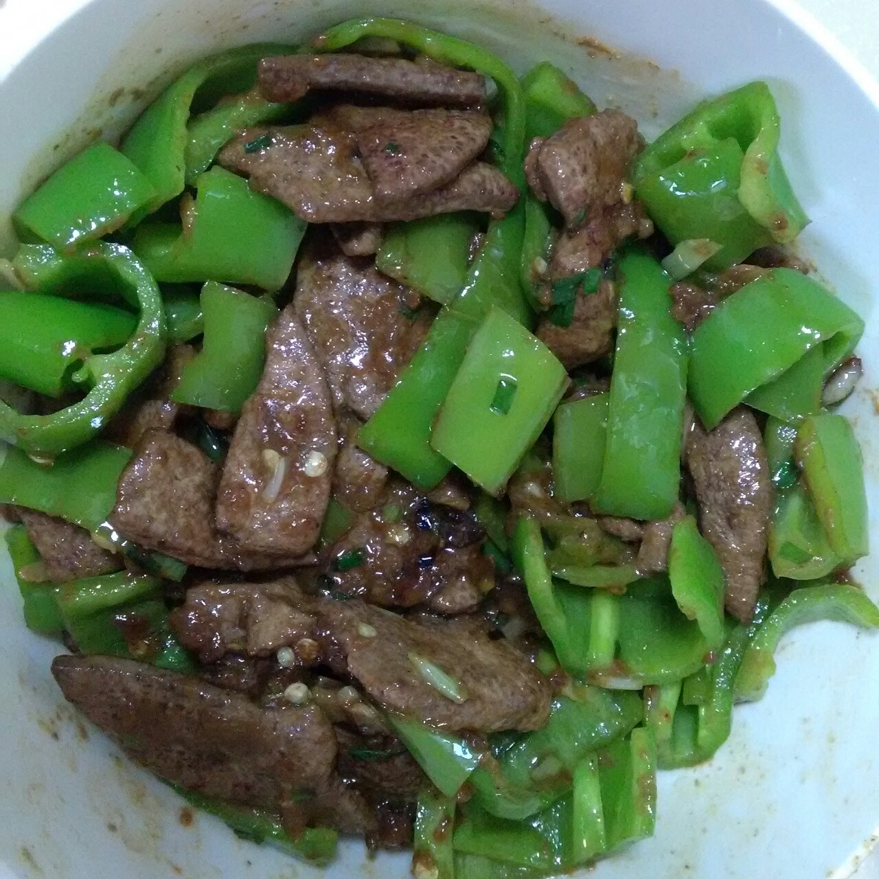 青椒炒猪肝