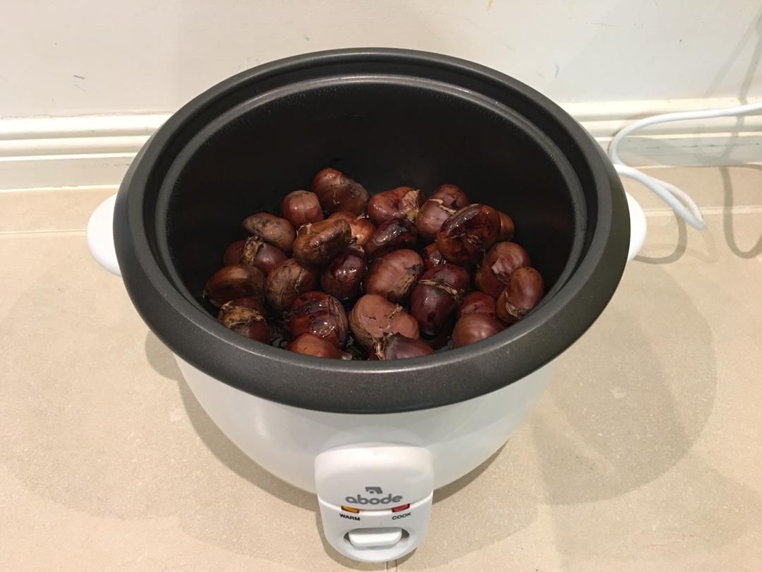 电饭煲糖炒栗子