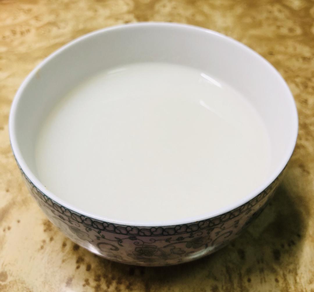 香滑的山药米糊