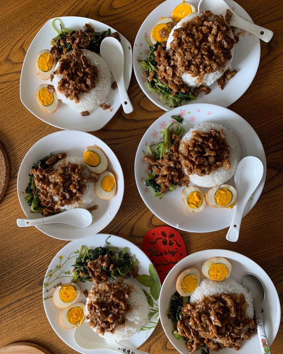台湾卤肉  台湾卤肉饭Braised Pork Rice