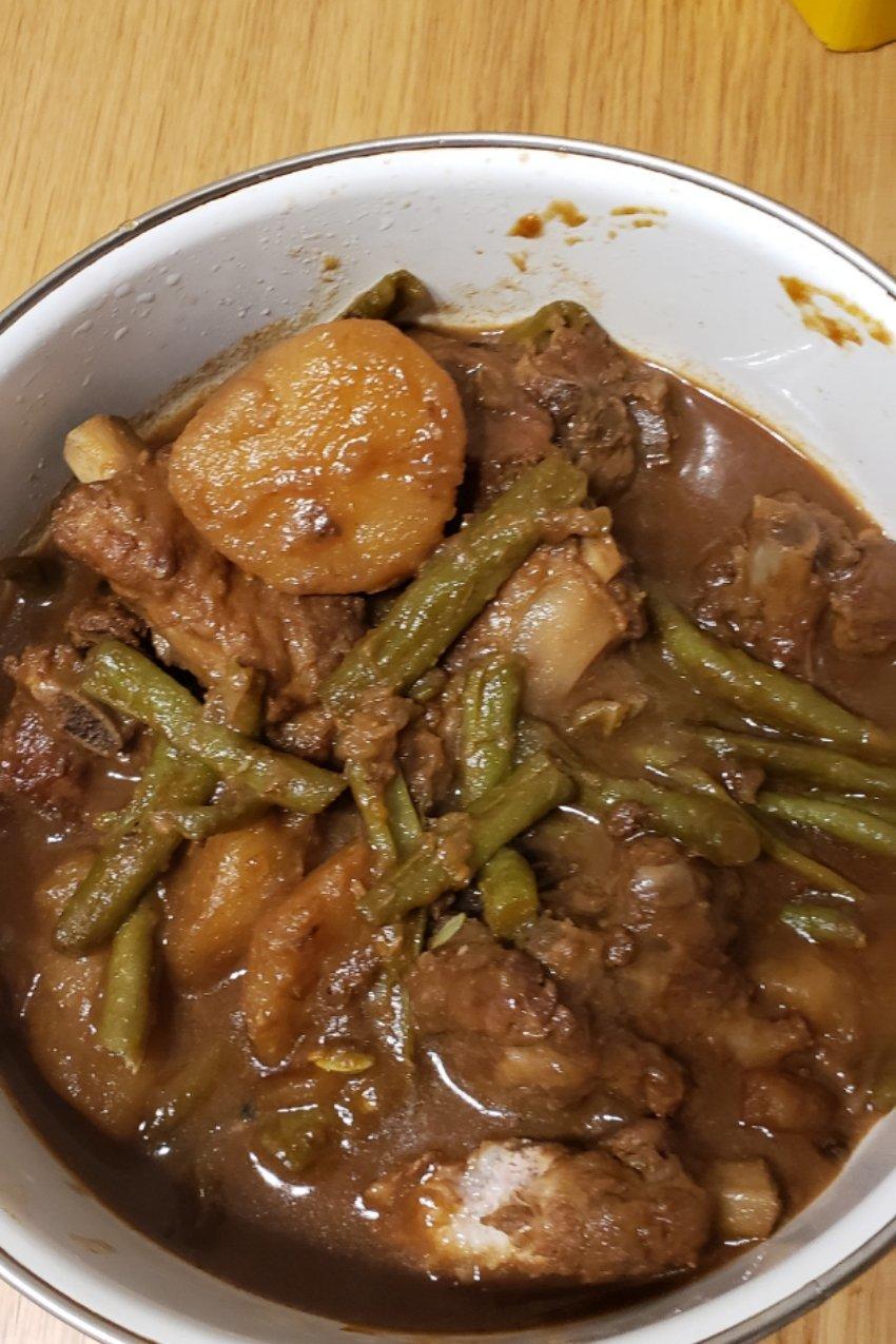 排骨土豆炖芸豆