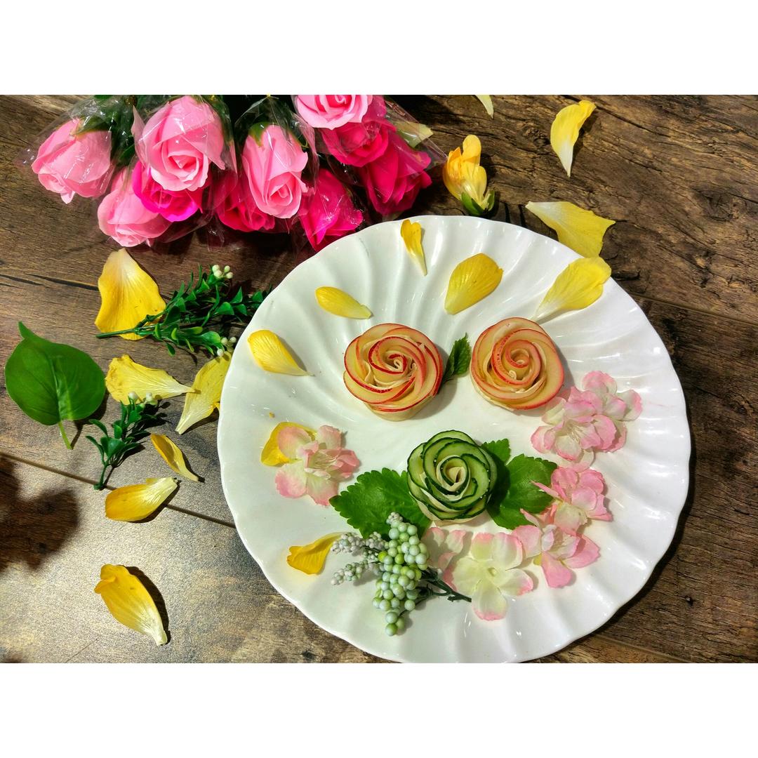 玫瑰花苹果派