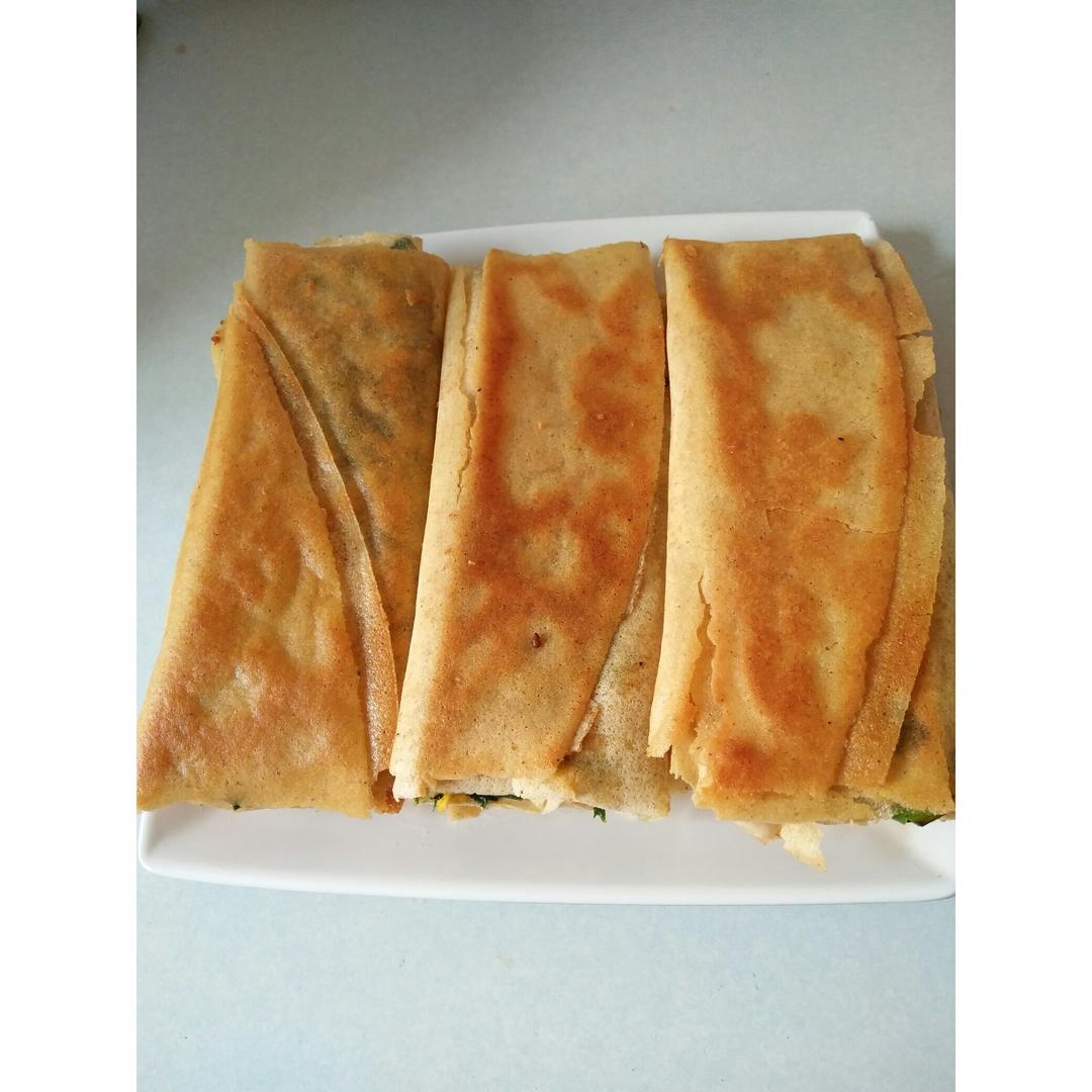 韭菜鸡蛋煎饼盒子