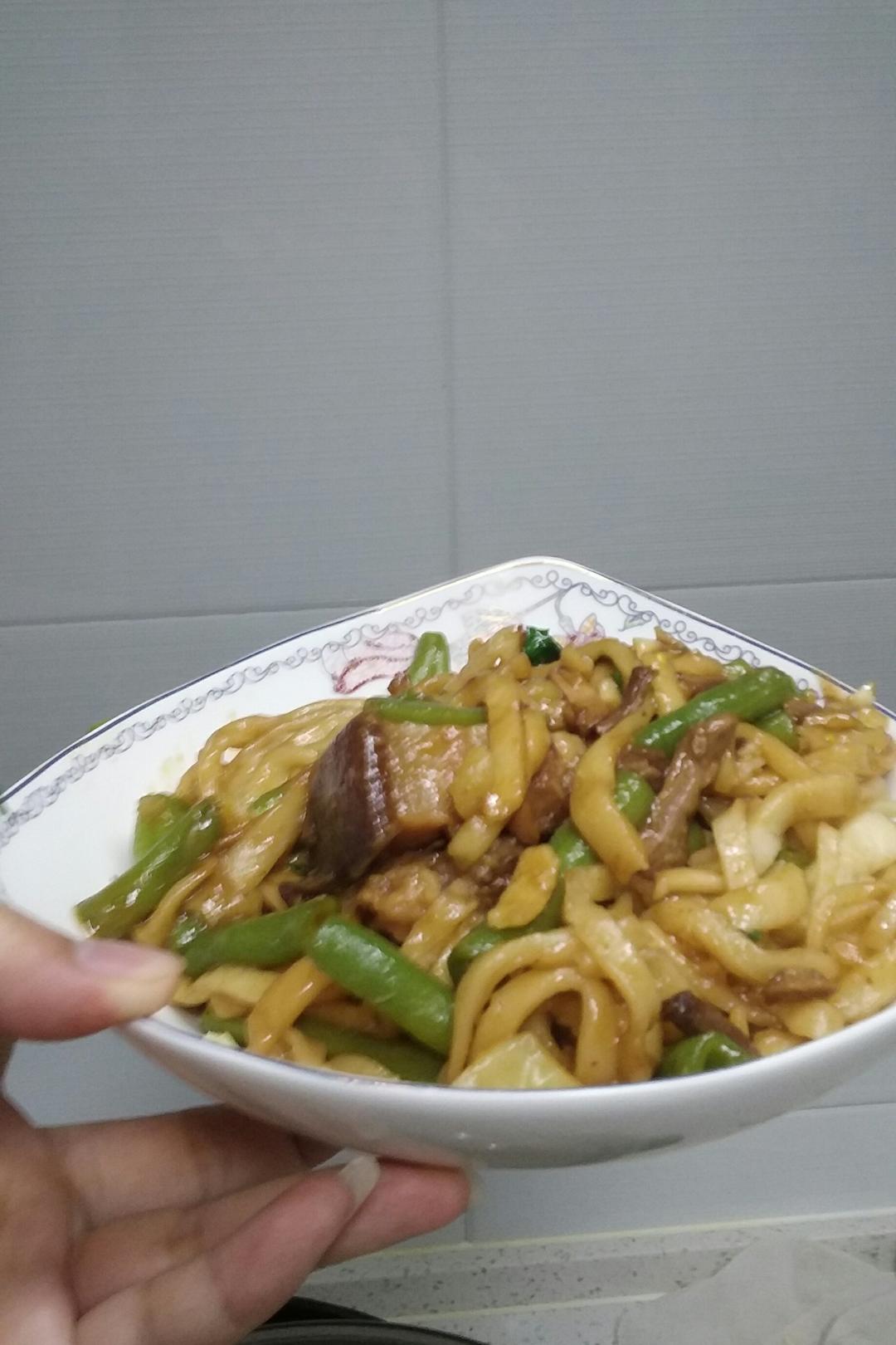 豆角焖面