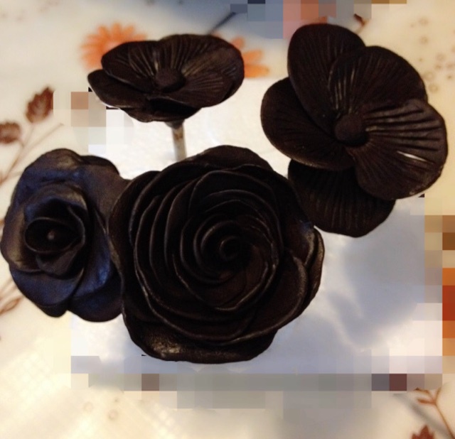 手工巧克力花