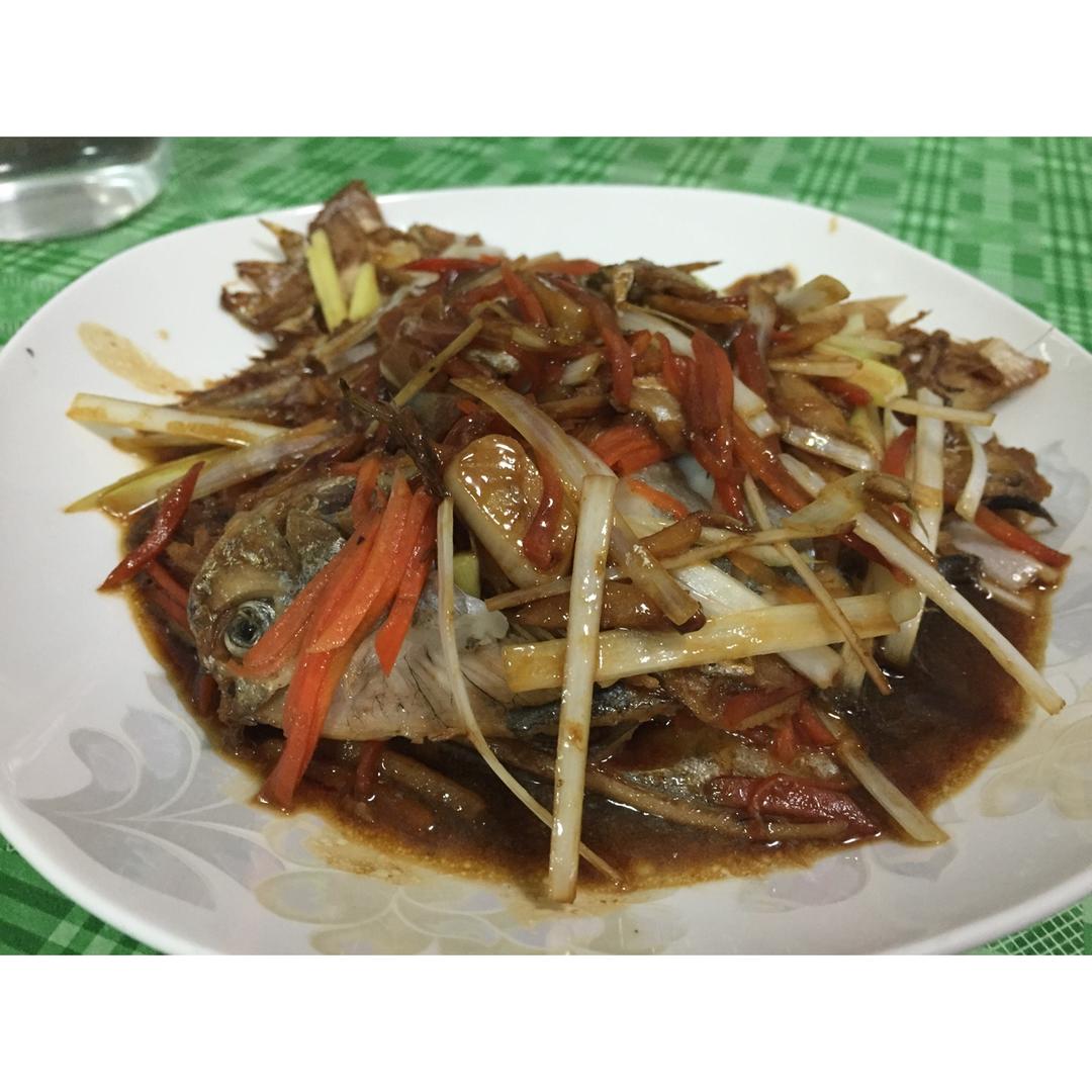 家常红烧鲳鱼