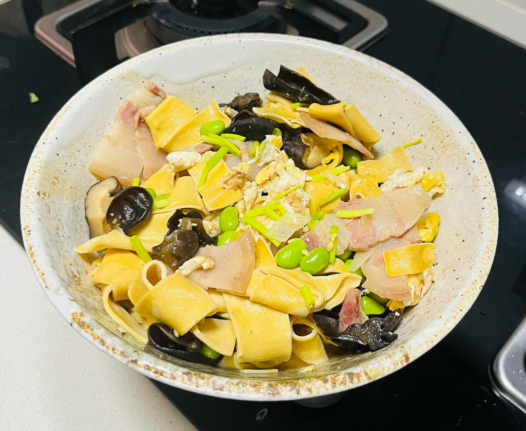 咸肉千张的做法