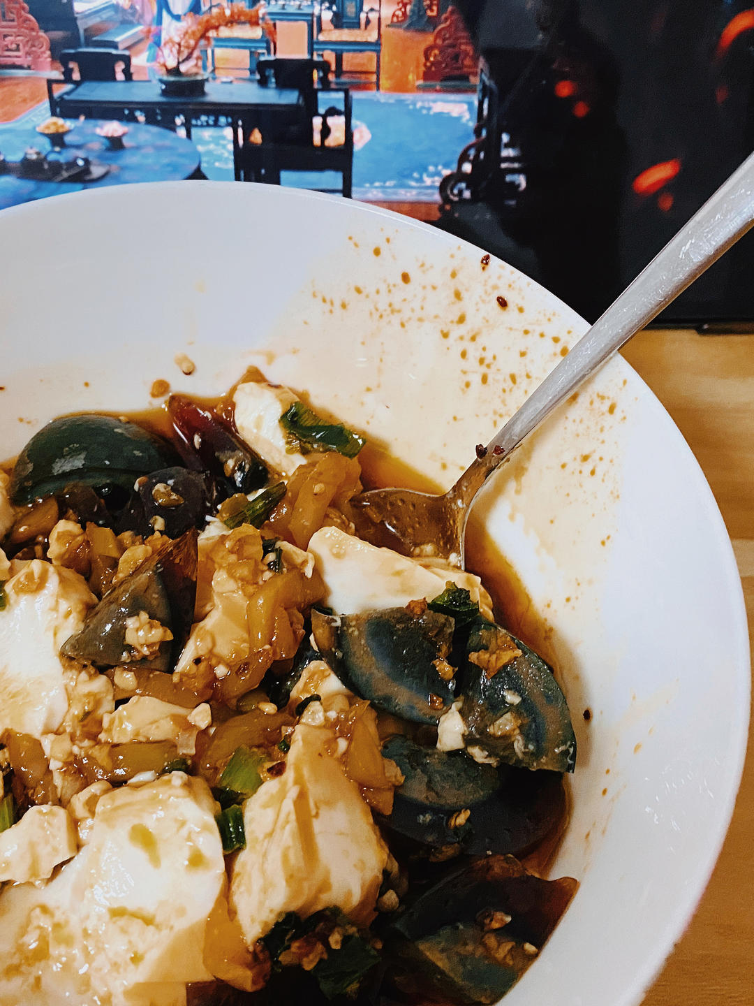 【最佳CP～】凉拌皮蛋豆腐✨