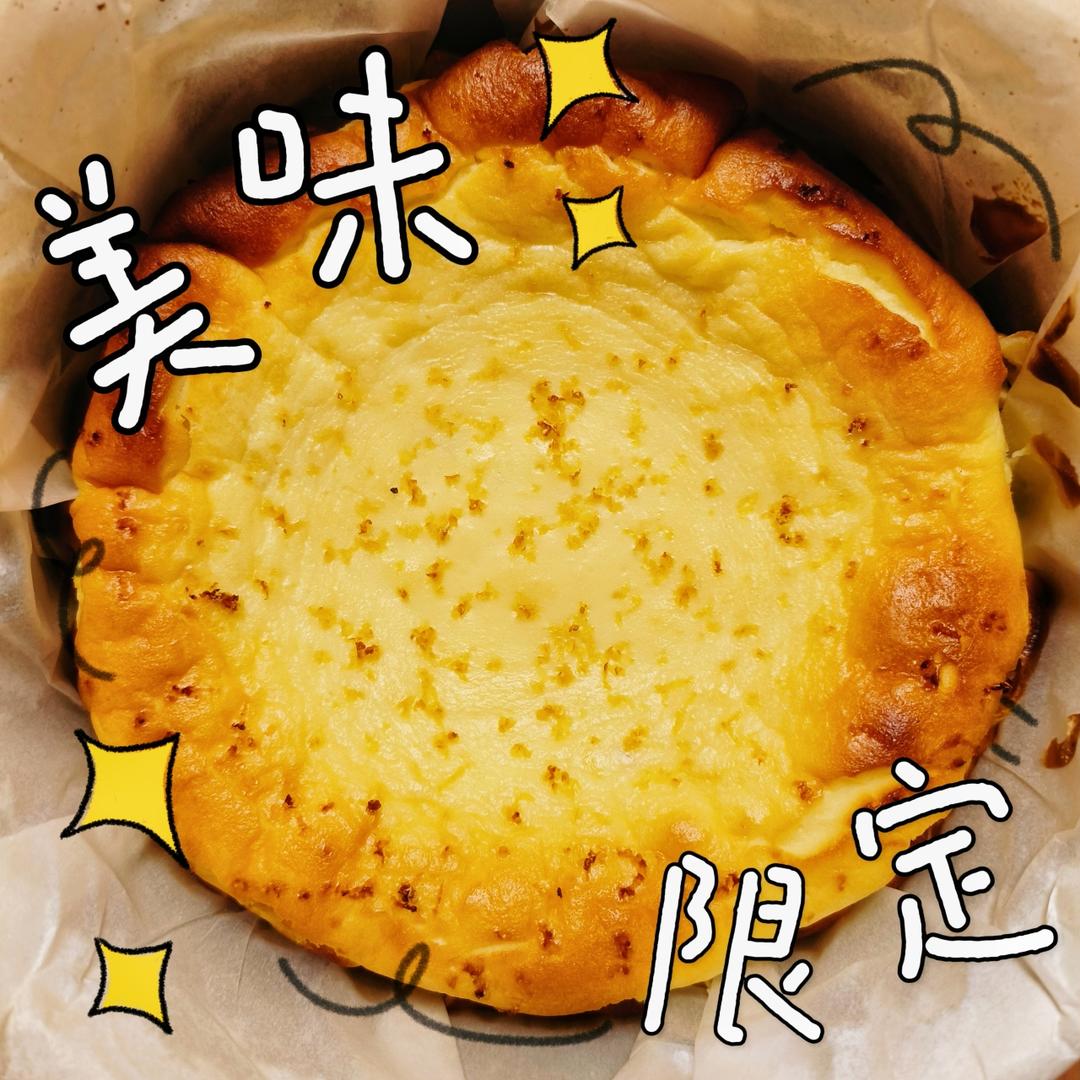 柠檬巴斯克芝士蛋糕    Basque cheesecake