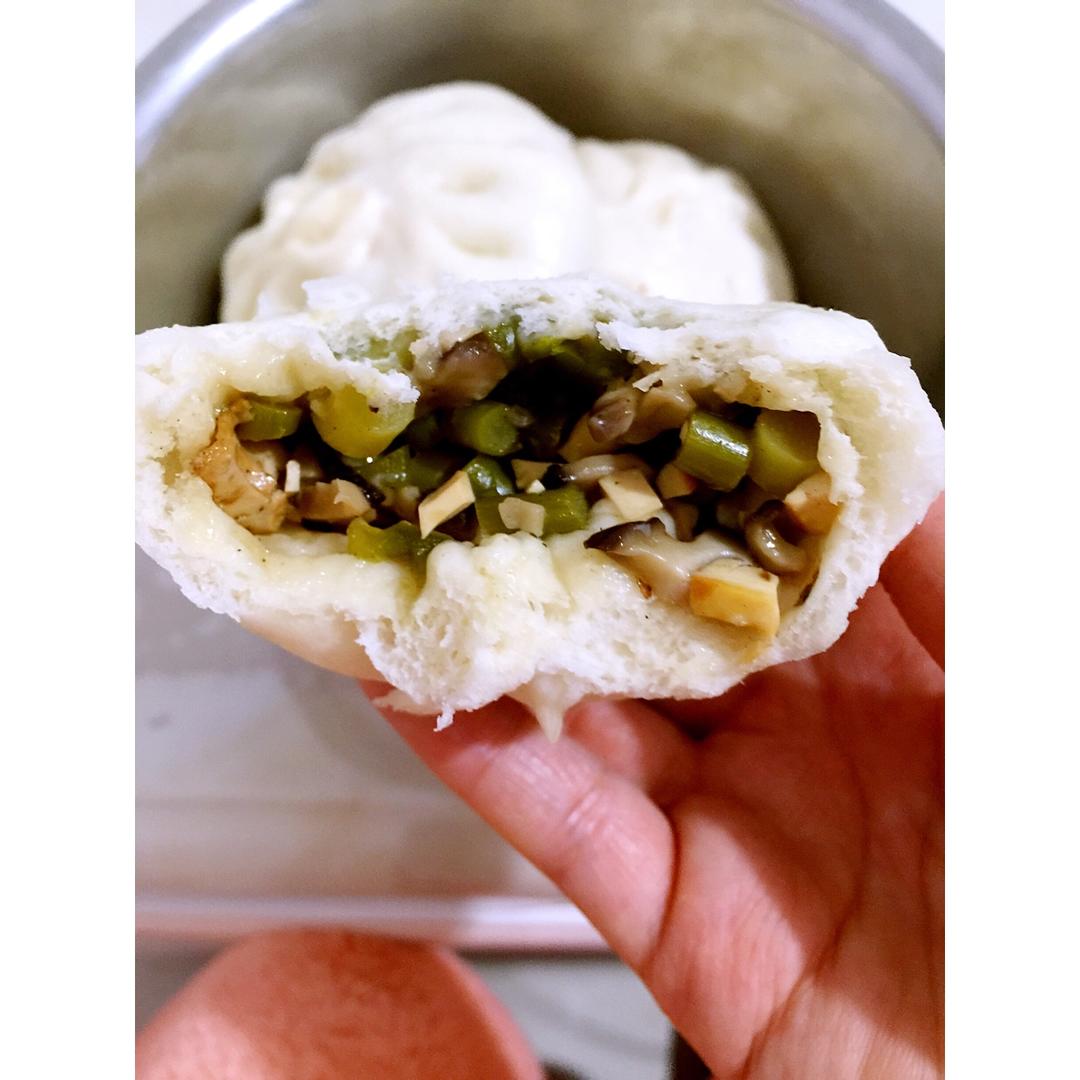 节省一半时间的大包子（另付翠绿菜包子，肉包子，腹黑包子食谱）