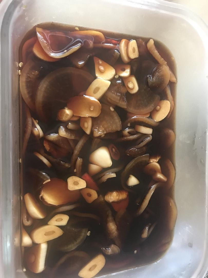 酸甜爽口白萝卜咸菜