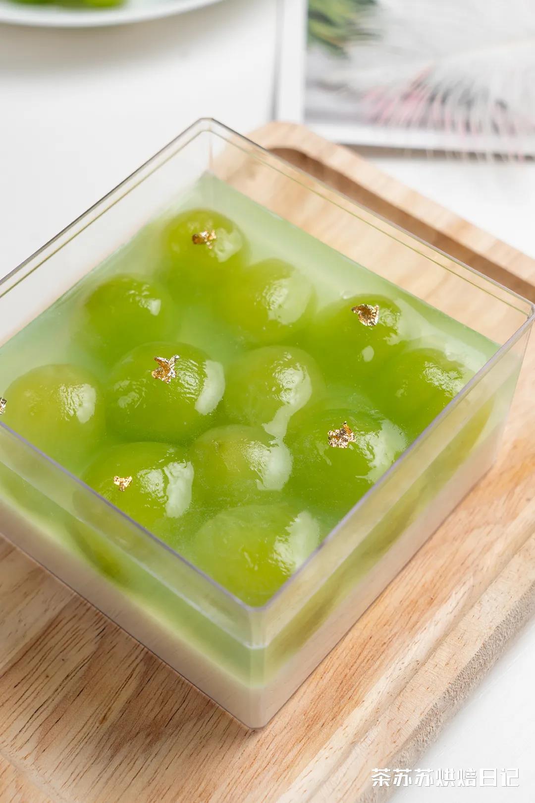 【青提奶冻】夏天的白月光！的做法