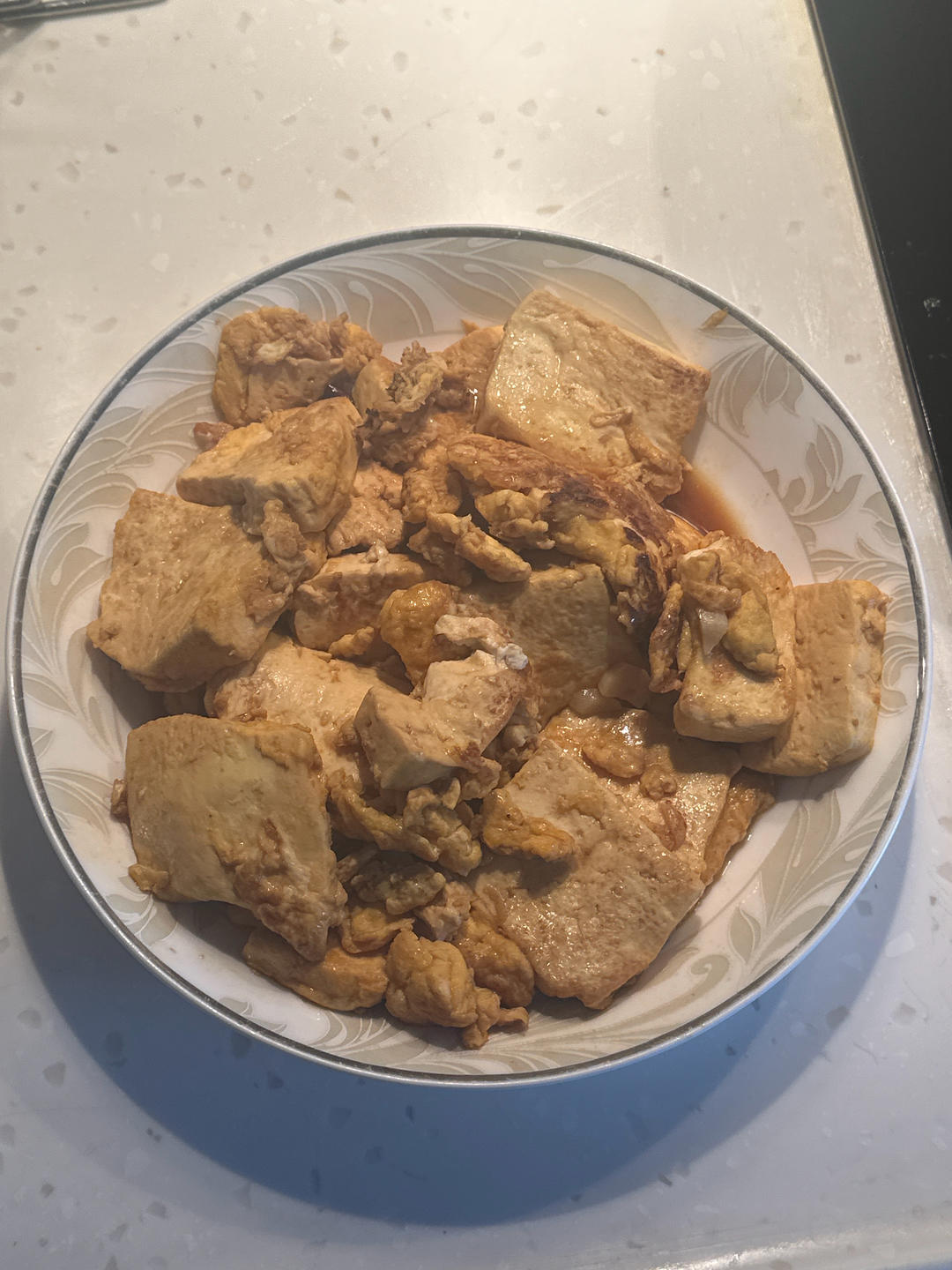 鸡蛋抱豆腐