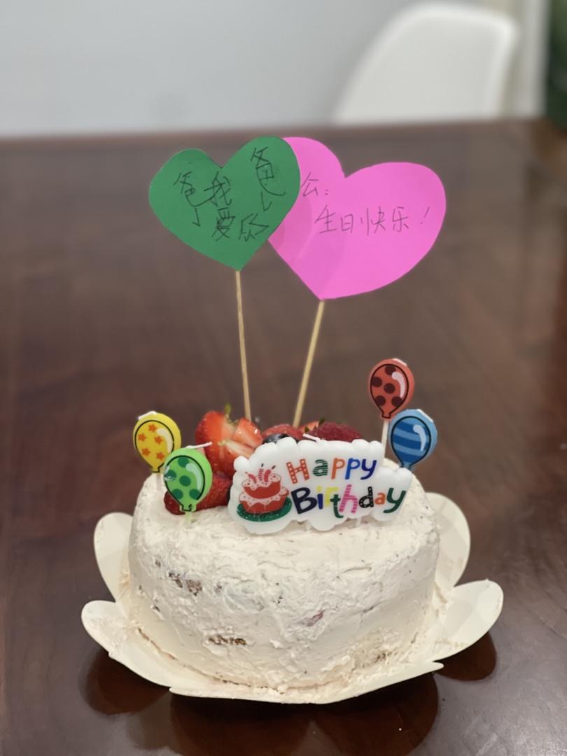 草莓蛋糕（自制草莓酱）