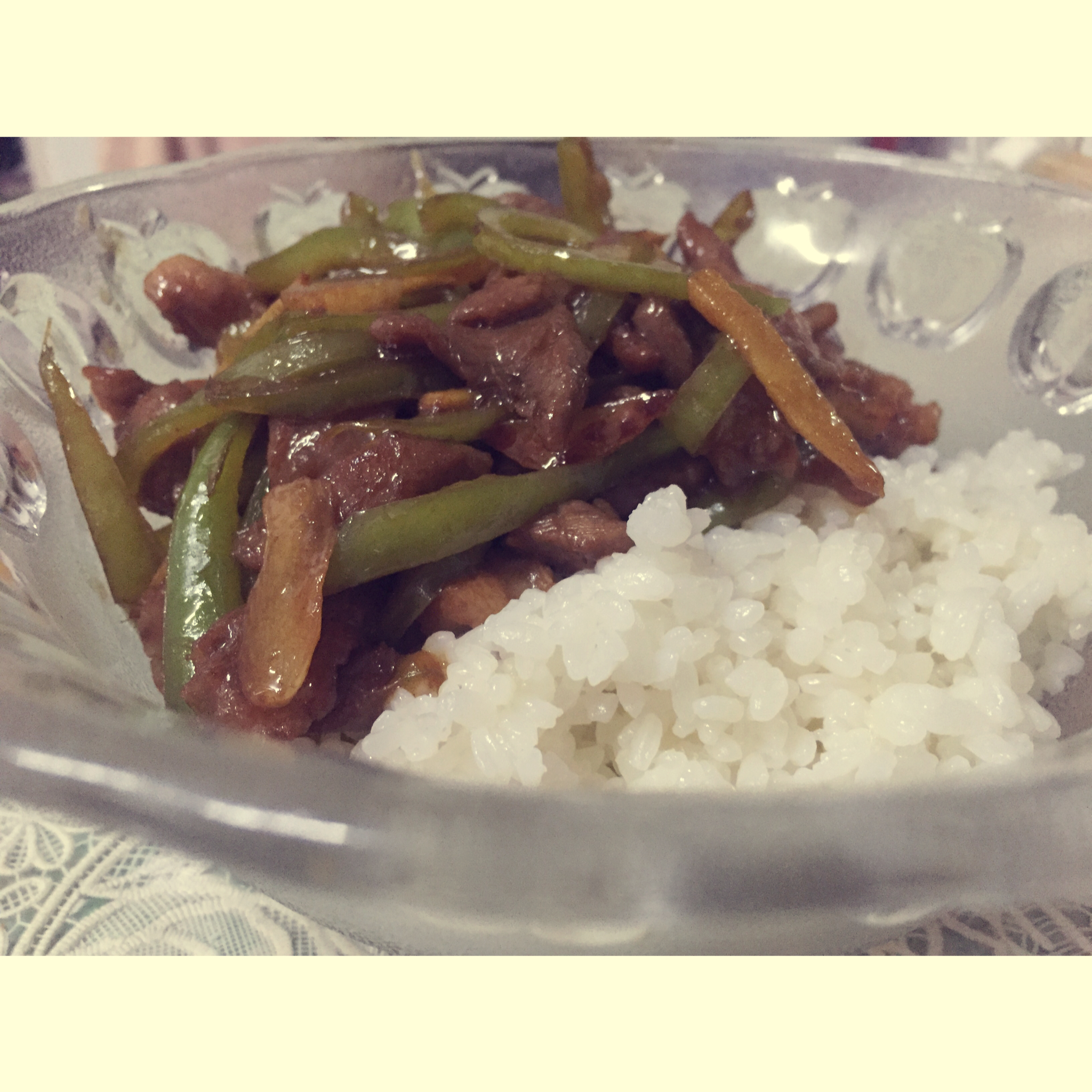 青椒肉丝