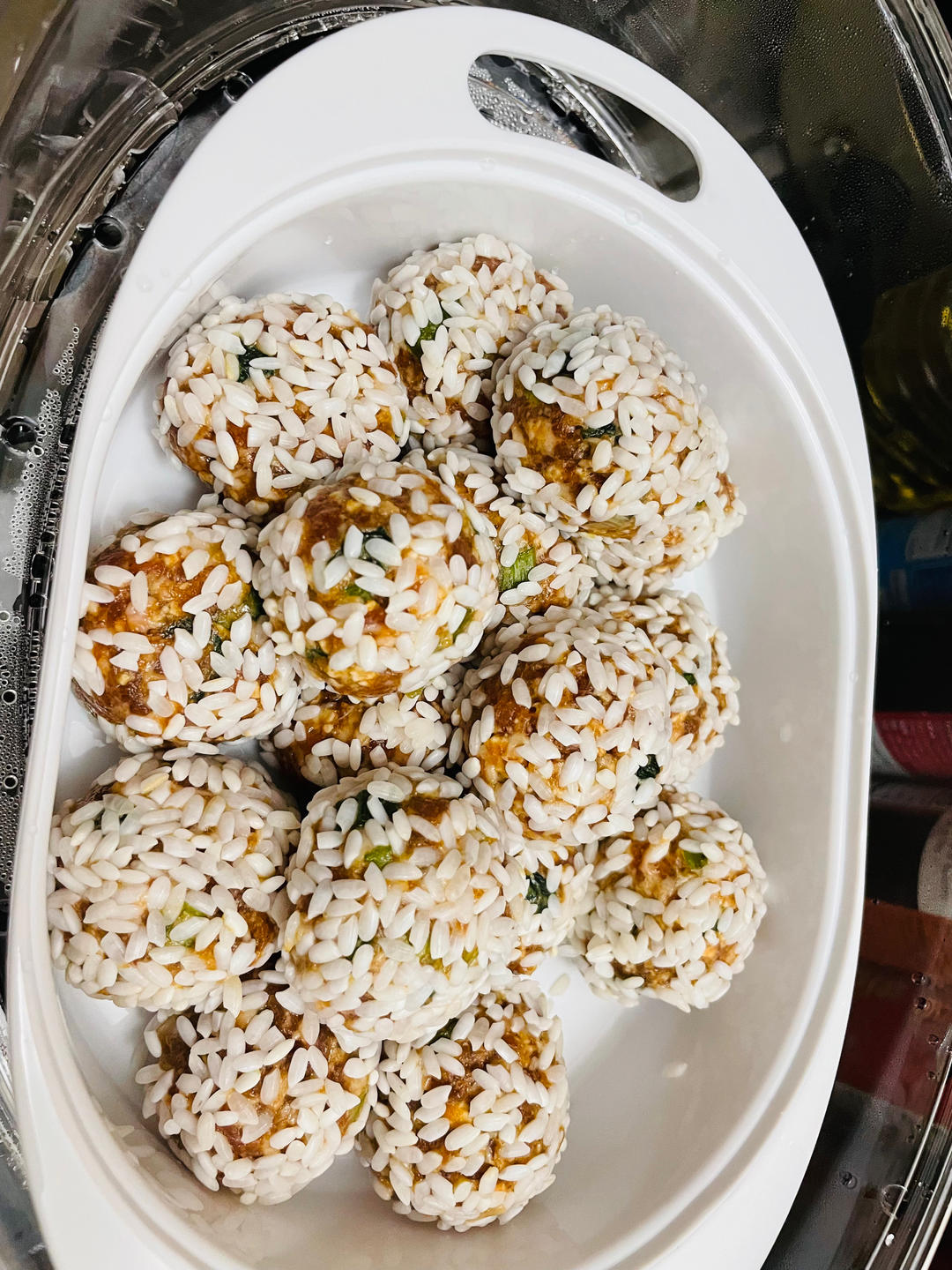 糯米珍珠丸子，年夜饭必备菜，快手蒸菜