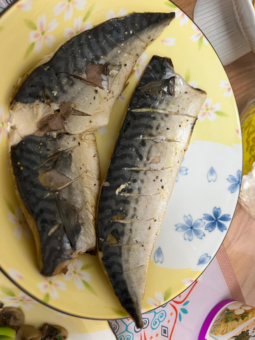 不输日料店的烤青花鱼（空气炸锅版）——无需油减脂