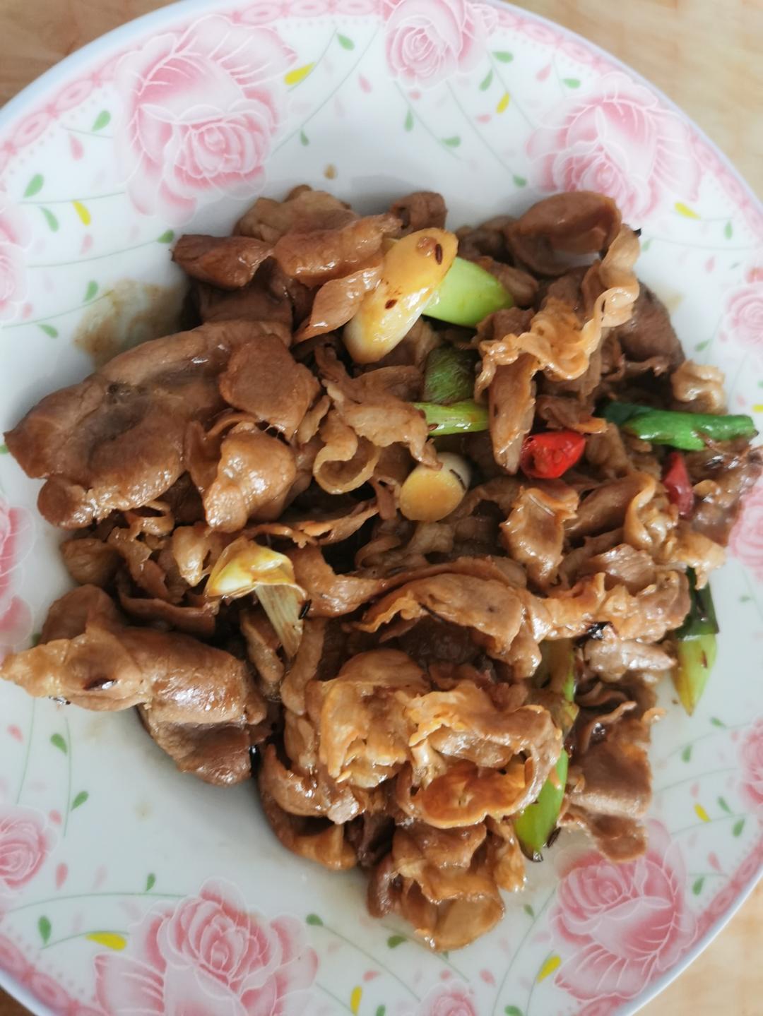 葱爆孜然羊肉卷