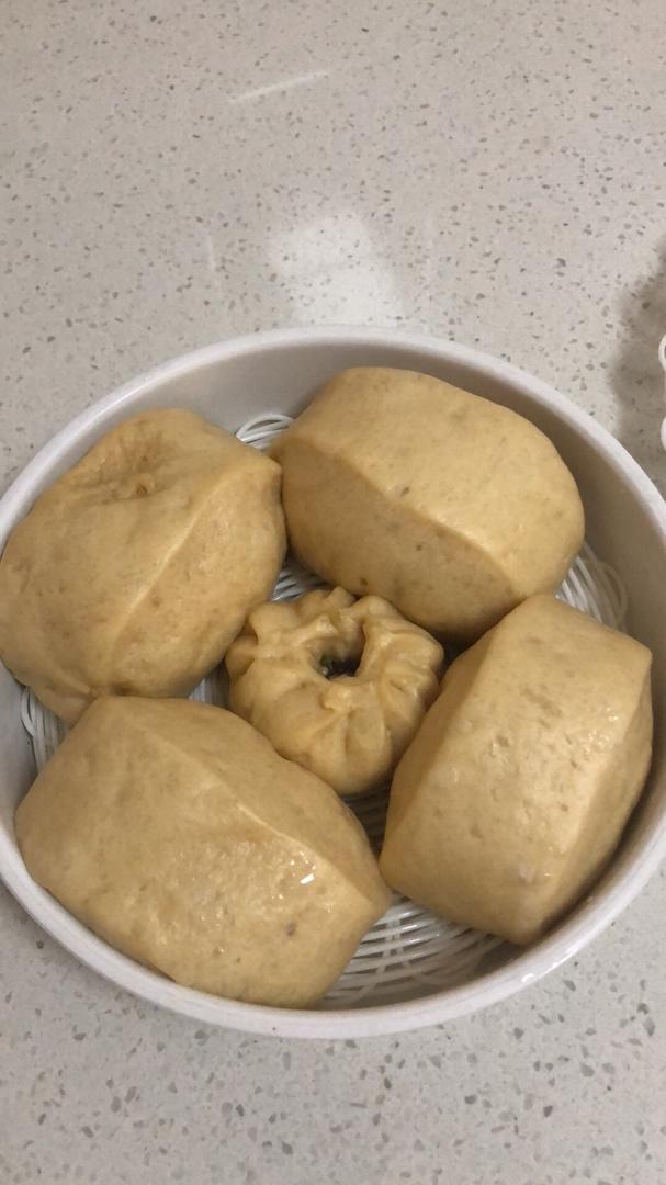 有着面包口感的红糖馒头（一次发酵）