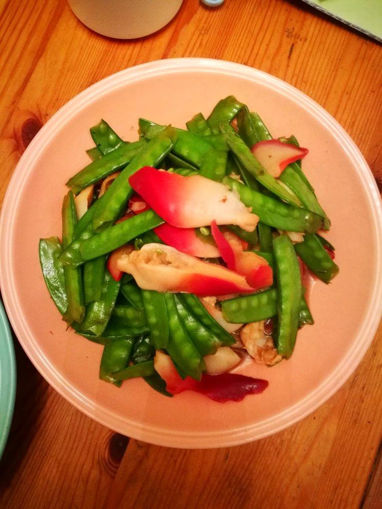 清炒北极贝荷兰豆