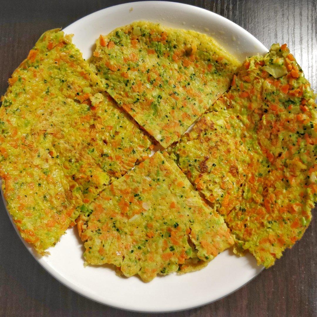 胡萝卜西兰花鸡蛋饼