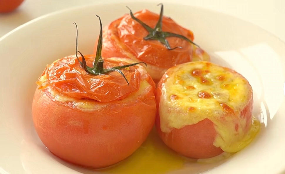 黄金芝士肉酱番茄碗🍅