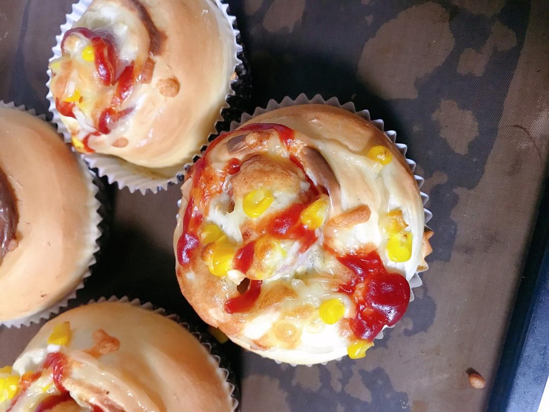 培根芝士面包的做法