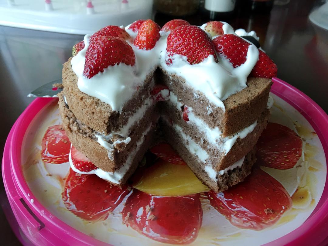 圣诞呆萌裸蛋糕