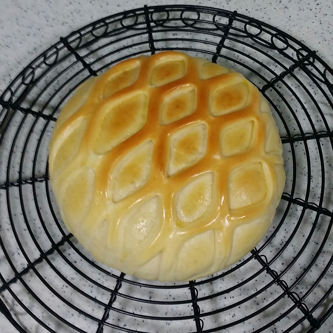 网纹果酱夹心面包