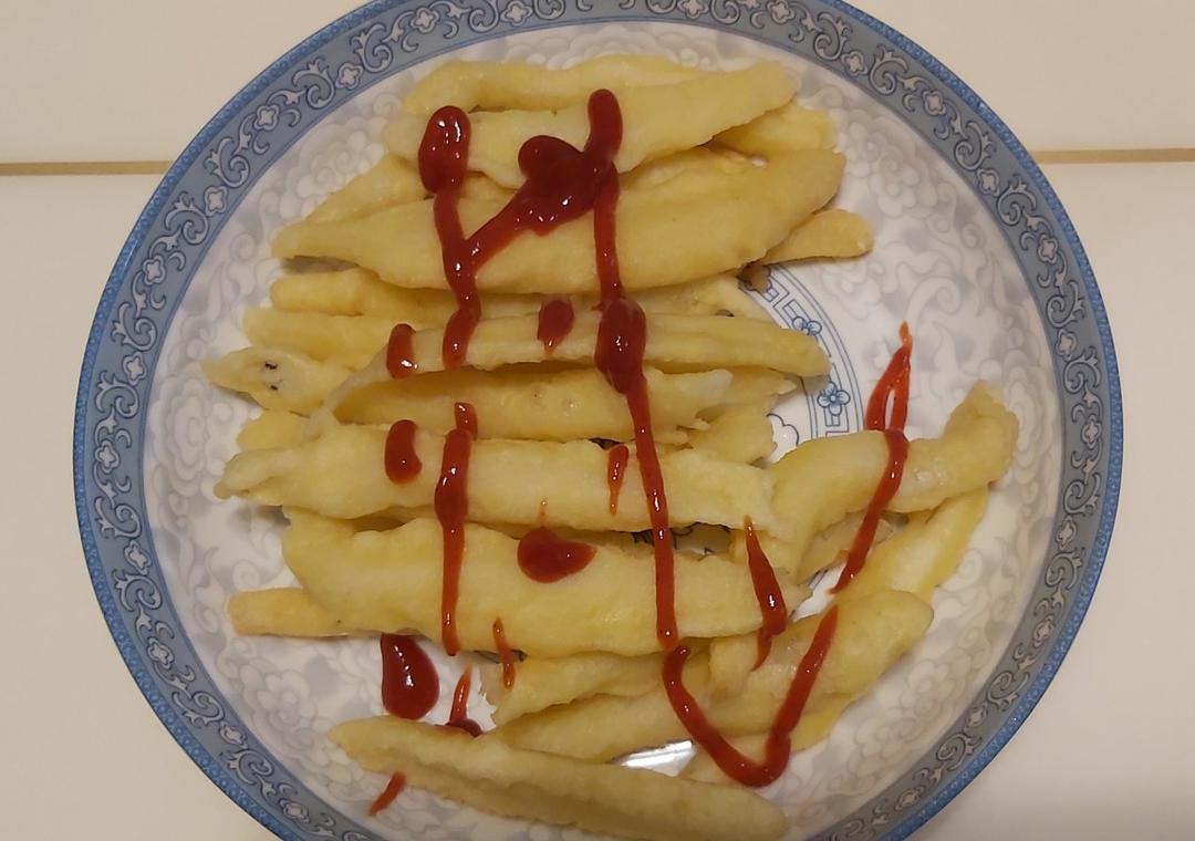 柠檬海盐炸银鱼