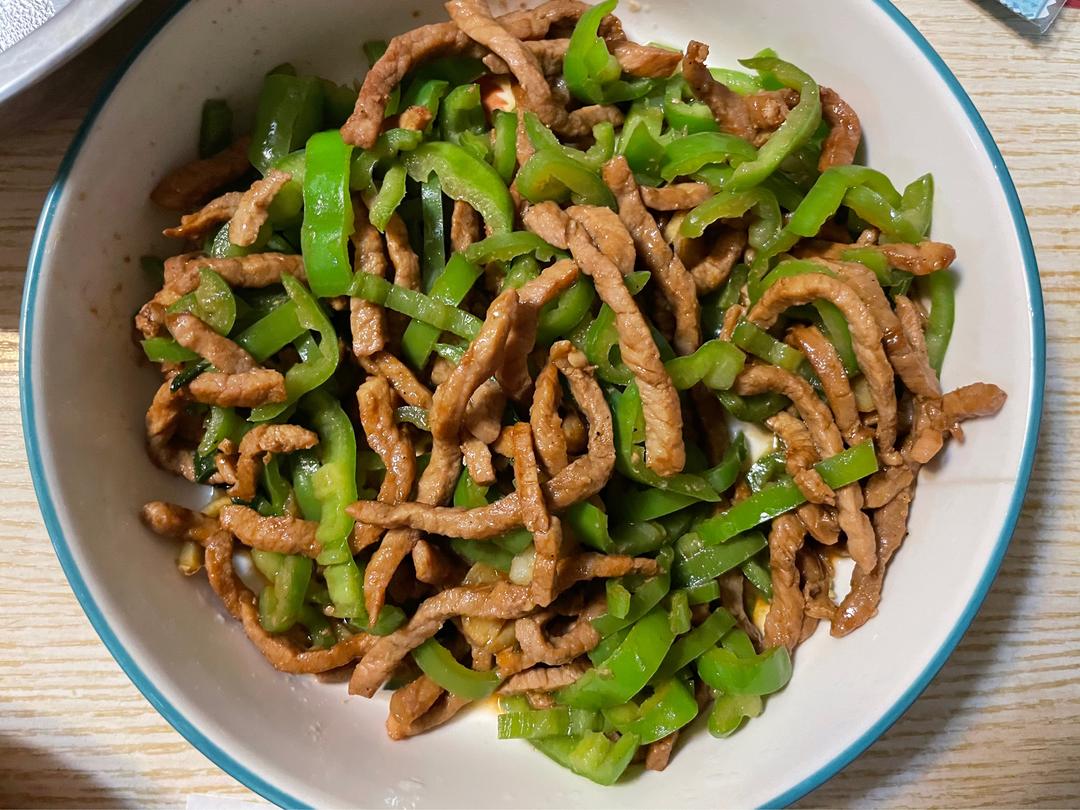 无敌下饭的尖椒肉丝